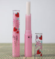 Strawberry color lipstick