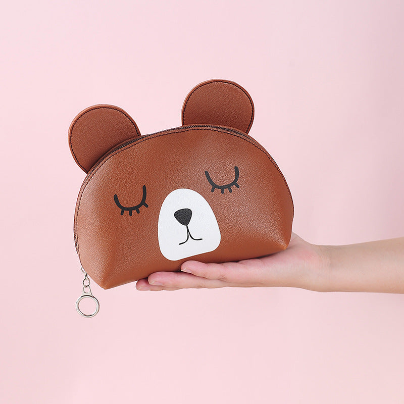 Girl's heart wash makeup bag