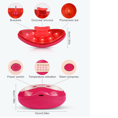 Lip Beauty Device LED Heating Portable