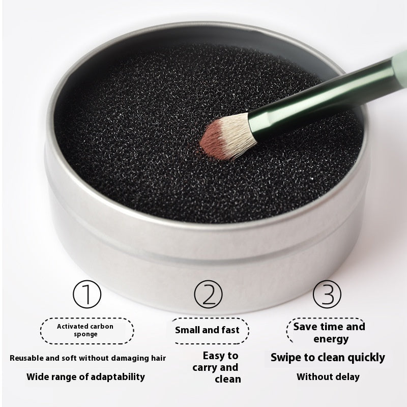 Xinmei Makeup Brush Dry Cleaning Sponge Washing Box