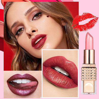 Universal Pearlescent Sequins Colorful Lipstick Kit