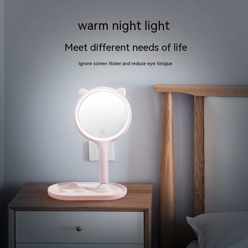USB Charging Portable Led Make-up Mirror With Light